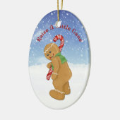 少し甘いユーモアを浮かべる セラミックオーナメント (左)