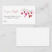 少し甘い人が行く途中おむつラッフル 名刺 (正面/裏面)