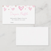 少し甘い人が行く途中おむつラッフル 名刺 (正面/裏面)