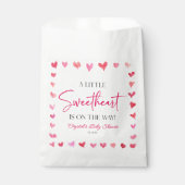 少し甘い赤いピンクのハート赤いシャワー フェイバーバッグ (正面)