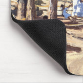 少し白い家の乾燥高原南アフリカ共和国 マウスパッド (コーナー)