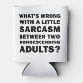 少し皮肉を込めて何が悪いのか 缶クーラー (正面)