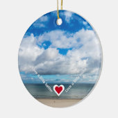 少し良い/より多くのハート回復のスローガンを愛する セラミックオーナメント (左)