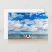 少し良い/より多くのハート回復のスローガンを愛する ポストカード (正面/裏面)