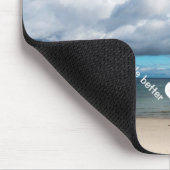 少し良い/より多くのハート回復のスローガンを愛する マウスパッド (コーナー)