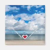 少し良い/より多くのハート回復スローガンを愛する マグネット (正面)