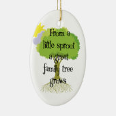 少し芽の系図学のオーナメント セラミックオーナメント (右)