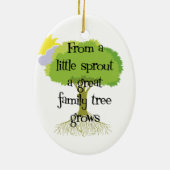 少し芽の系図学のオーナメント セラミックオーナメント (裏面)
