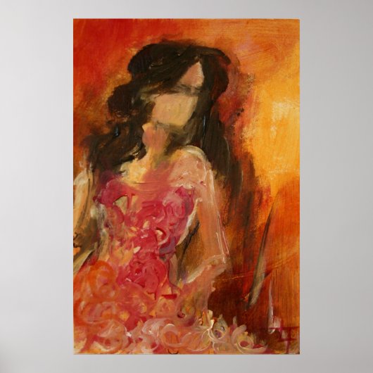 少し華やかなプリント ポスター (正面)