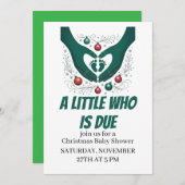 少し誰が産まれる 招待状 (正面/裏面)