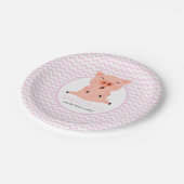 少し豚のようなパーティー ペーパープレート (アングル)