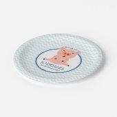 少し豚のようなパーティー ペーパープレート (アングル)