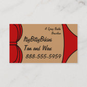 少し赤いビキニ 名刺 (裏面)