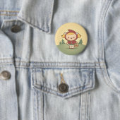 少し赤いボタン 缶バッジ (インサイチュ)