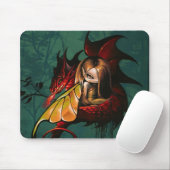 「少し軽い」妖精のドラゴンのマウスパッド マウスパッド (マウス)