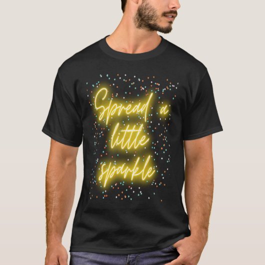 少し輝きを広げる Tシャツ (正面)