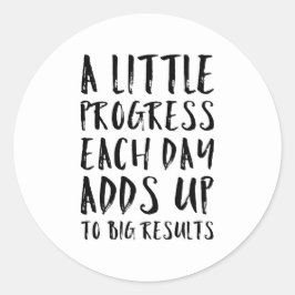 少し進歩したやる気を起こさせる引用文 ラウンドシール