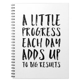 少し進歩のやる気を起こさせるな引用文 ノートブック
