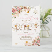 少し野草がベビーシャワーの途中だ 招待状 (スタンド正面)