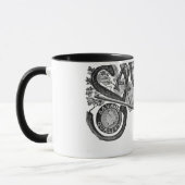 少し野蛮な取り外し広告のマグ マグカップ (左)