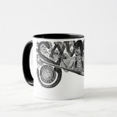 少し野蛮な取り外し広告のマグ マグカップ (正面左)