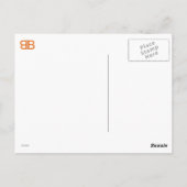 少し雪のアムステルダム ポストカード (裏面)