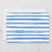 少し青いトラックによってインスパイア休日の誕生日の招待 招待状 (裏面)