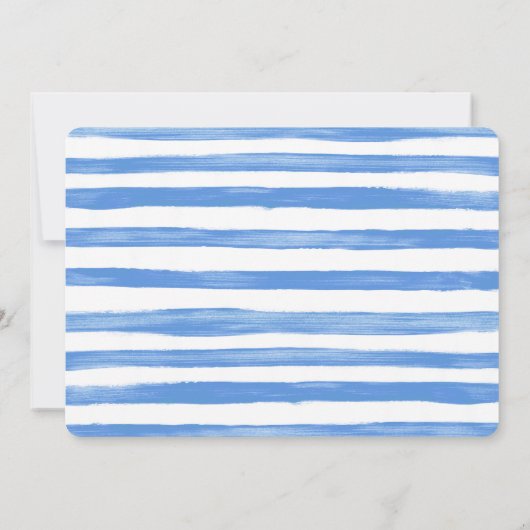 少し青いトラックによってインスパイア休日の誕生日の招待 招待状 (裏面)