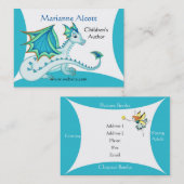 少し青いドラゴンのプロフィールカード 名刺 (正面/裏面)