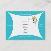 少し青いドラゴンのプロフィールカード 名刺 (裏面)