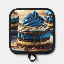 少し青い 鍋敷き