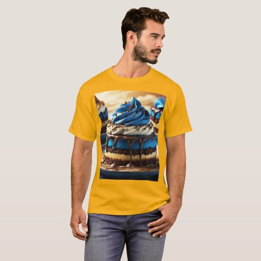 少し青い Tシャツ (正面フル)