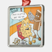 「少し頭から離れて」 メタルオーナメント (左)