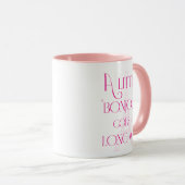 少し骨が折れる マグカップ (正面右)