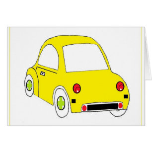 少し黄色い車