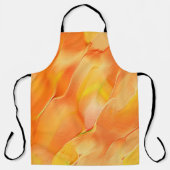 少し黄色と多くのオレンジで彫られた エプロン (正面)