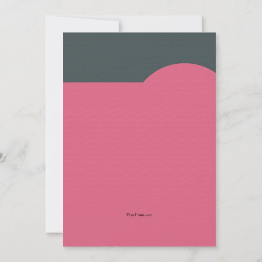 少し黒い服の招待状 招待状 (裏面)