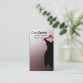 "少し黒い服"のファッション・デザイナー、スタイリスト 名刺 (スタンド正面)