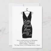 少し黒い服 招待状 (正面)