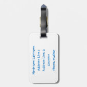 少しBroのカスタムな荷物のラベル ラゲッジタグ (裏面縦)