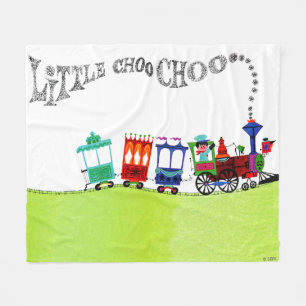 少しChoo Choo フリースブランケット