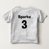 少しDudette トドラーTシャツ (裏面)