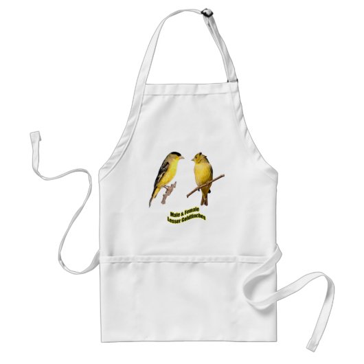 少しGoldfinches スタンダードエプロン (正面)