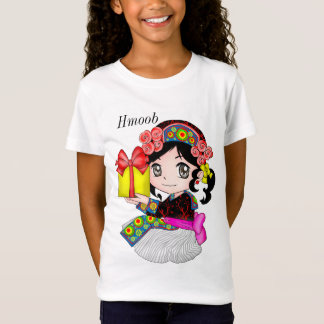 少しHmongの種族の女の子 Tシャツ