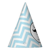 少しLilの人の髭の男の子のベビーシャワーの誕生日 パーティーハット (左)