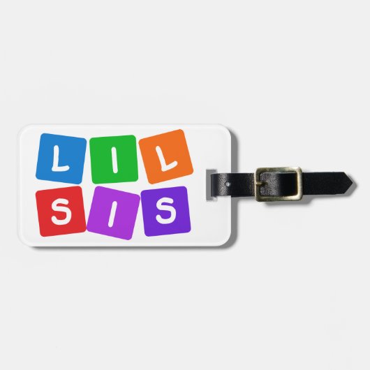 少しSisのカスタムな荷物のラベル ラゲッジタグ (正面横)