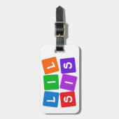 少しSisのカスタムな荷物のラベル ラゲッジタグ (正面縦)