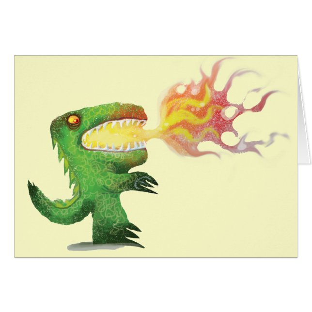 少しtおよびアブドルRasheed著恐竜かドラゴン (正面横)