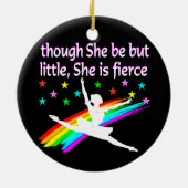 少ないが激しいバレリーナ セラミックオーナメント (裏面)