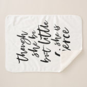 少ないながらも激しいWilliam Shakespeareのブラシスクリプト シェルパブランケット (正面(横))